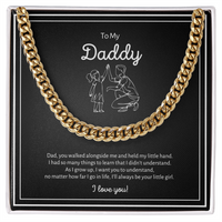 14K Gold Over Stainless Steel Cuban Link Chain