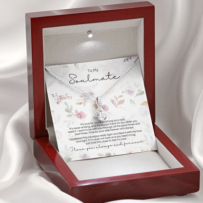 To My Soulmate - Strong As A Rock - Pendant - Design 3