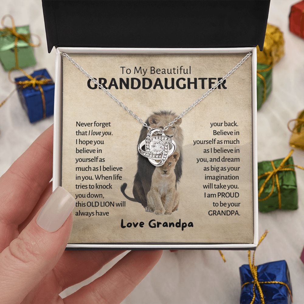 My Beautiful Granddaughter - Old Lion - Love Knot 1