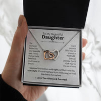 Polished Stainless Steel & Rose Gold Finish