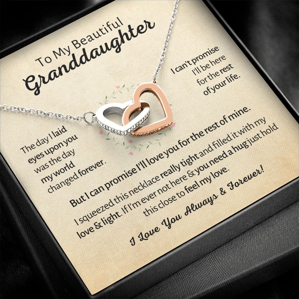 [ALMOST SOLD OUT] My Beautiful Granddaughter - Love & Light - Interlocking Hearts 5