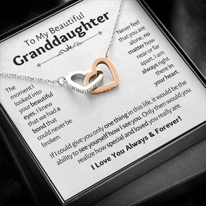 My Beautiful Granddaughter - See Yourself - Interlocking Hearts 8