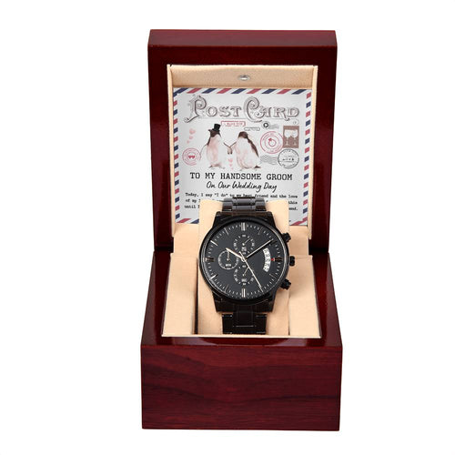 Groom - I Met You - Metal Chronograph Watch