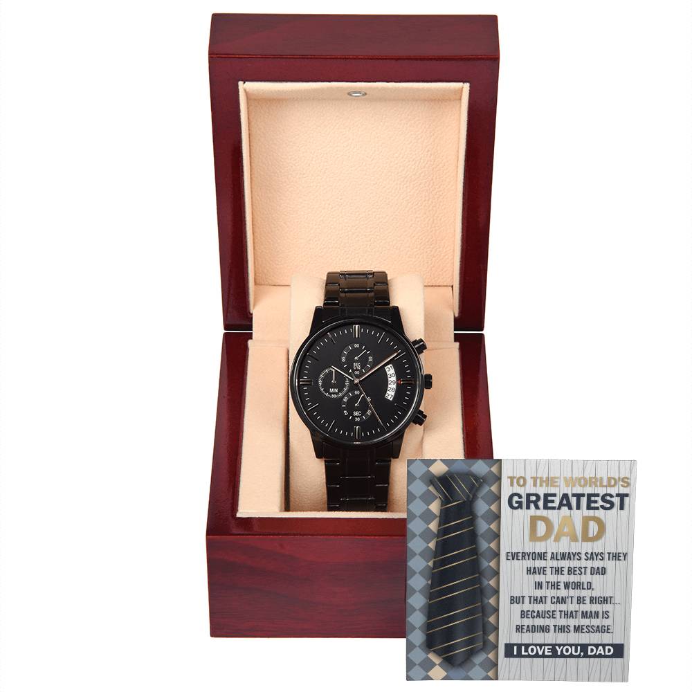 Dad - That Man - Metal Chronograph Watch