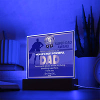 Acrylic Square with LED Base
