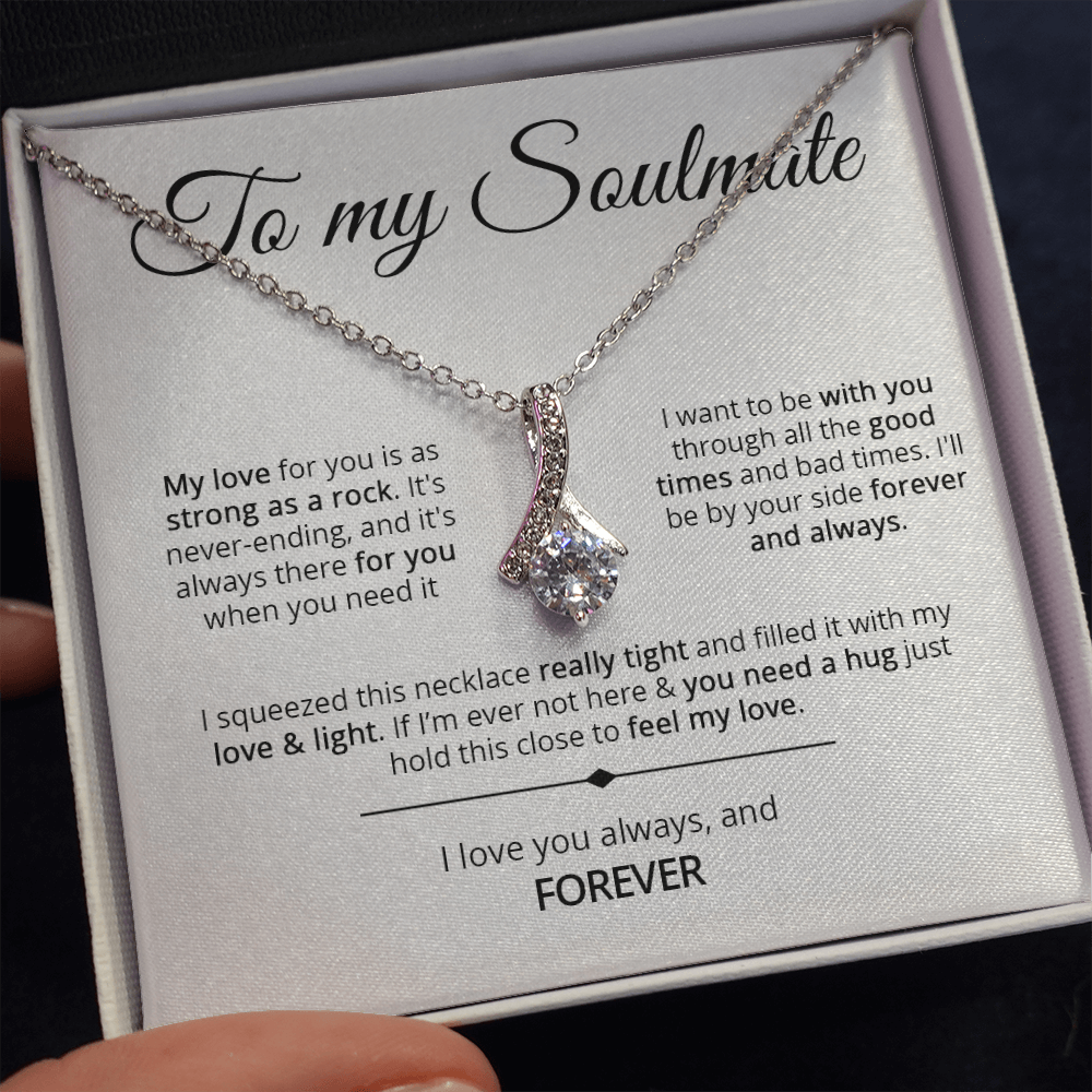 To My Soulmate - Strong As A Rock - Pendant