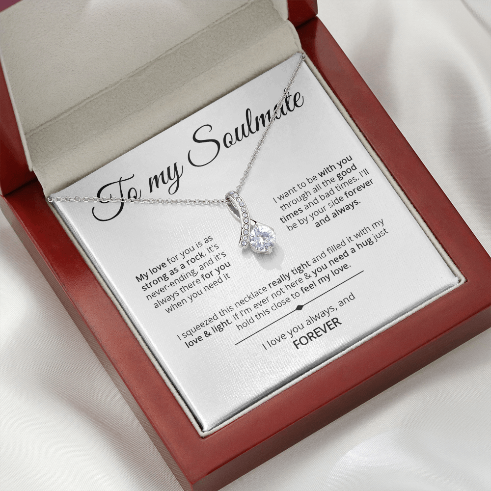 To My Soulmate - Strong As A Rock - Pendant