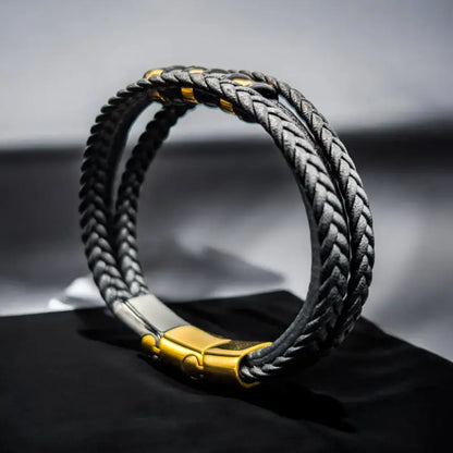 To My Son - Never Alone - Braided Bracelet