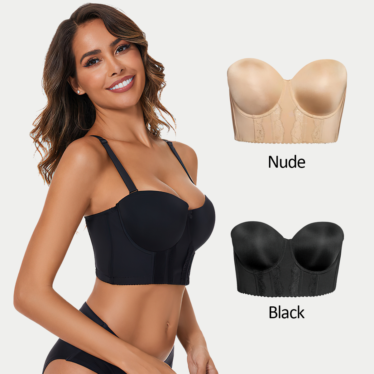 The Low Back Strapless Bra