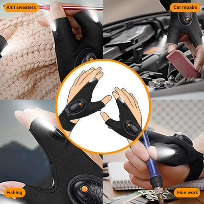 LED Light Fishing Gloves – Lightweight & Breathable