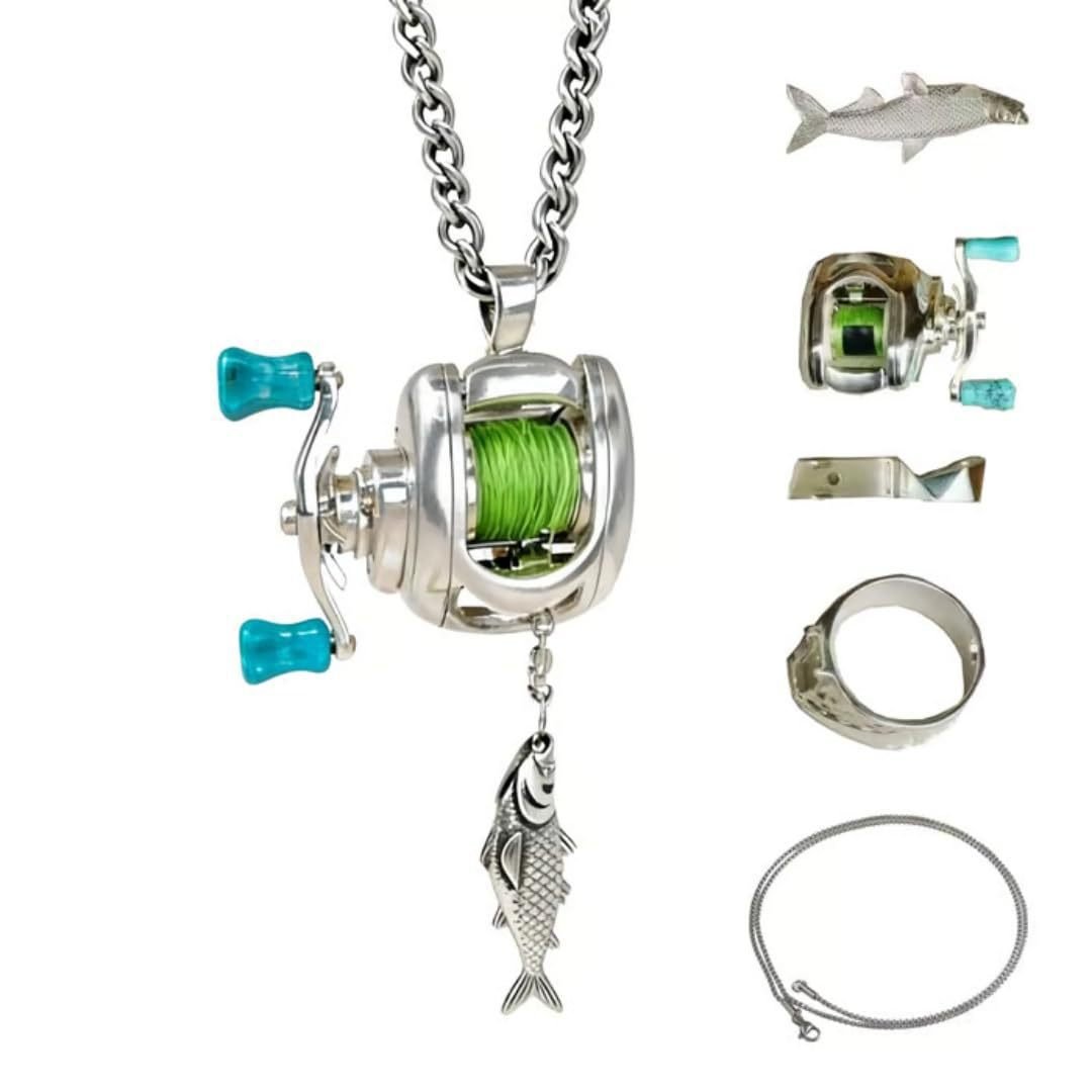 🔥Last Day 49% OFF🎣Fishing Reel Jewelry Set