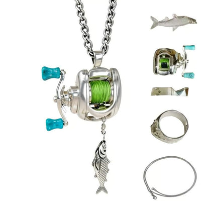 🔥Last Day 49% OFF🎣Fishing Reel Jewelry Set