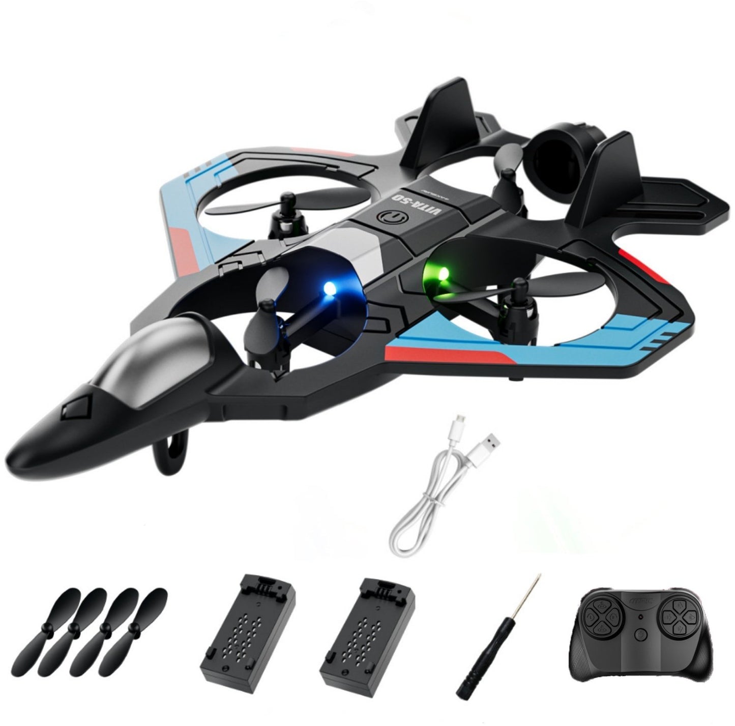 🎁🔥2025 New Style🔥 4DRC V50 Foam Remote Control Airplanes RC Planes for Kids Adults