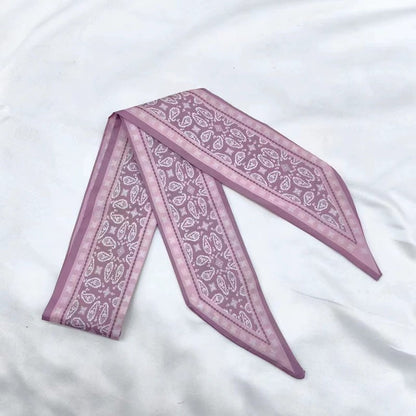 🧣 Women's Letters Print Tote Bag Silk Scarf – Perfect Match for Your Stylish Look!