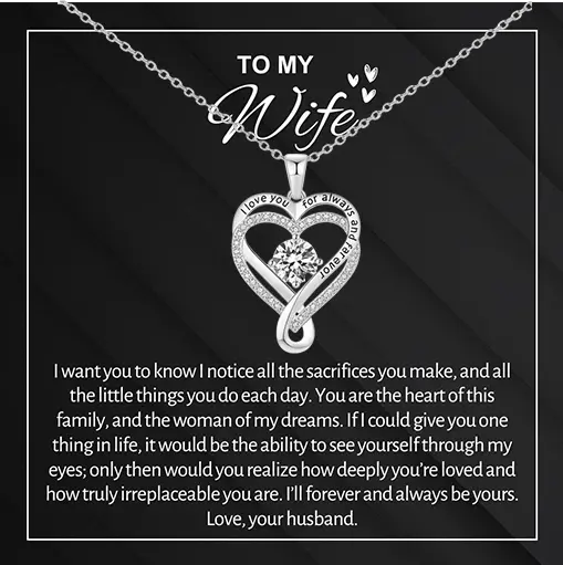 To My Wife - Forever & Always Necklace