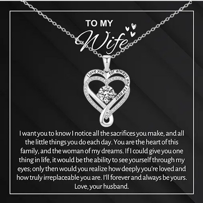 To My Wife - Forever & Always Necklace