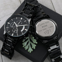 Standard Box - Black Chronograph Watch