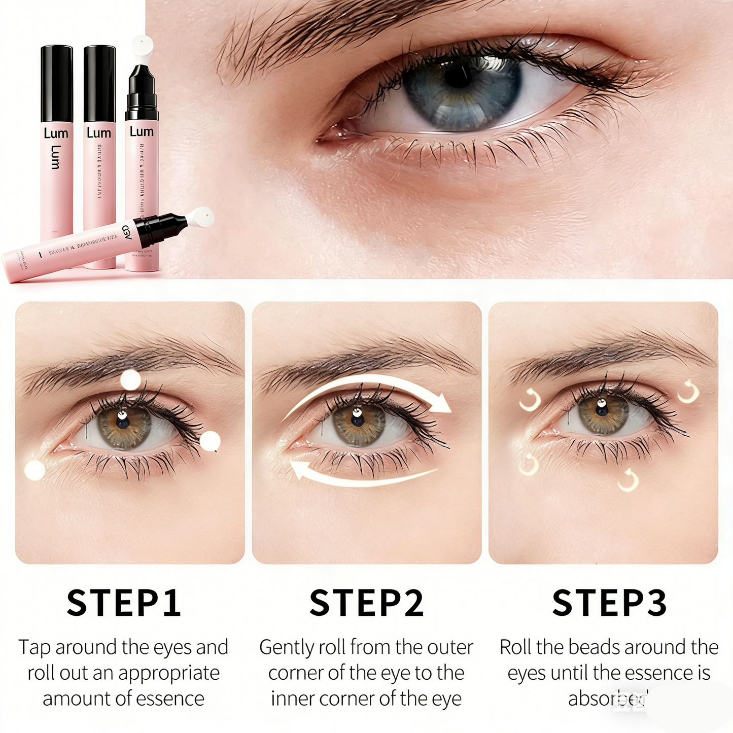 Aqua Bomb Lifting Eye Gel — Retinol, Collagen & Peptides for Firming & Brightening