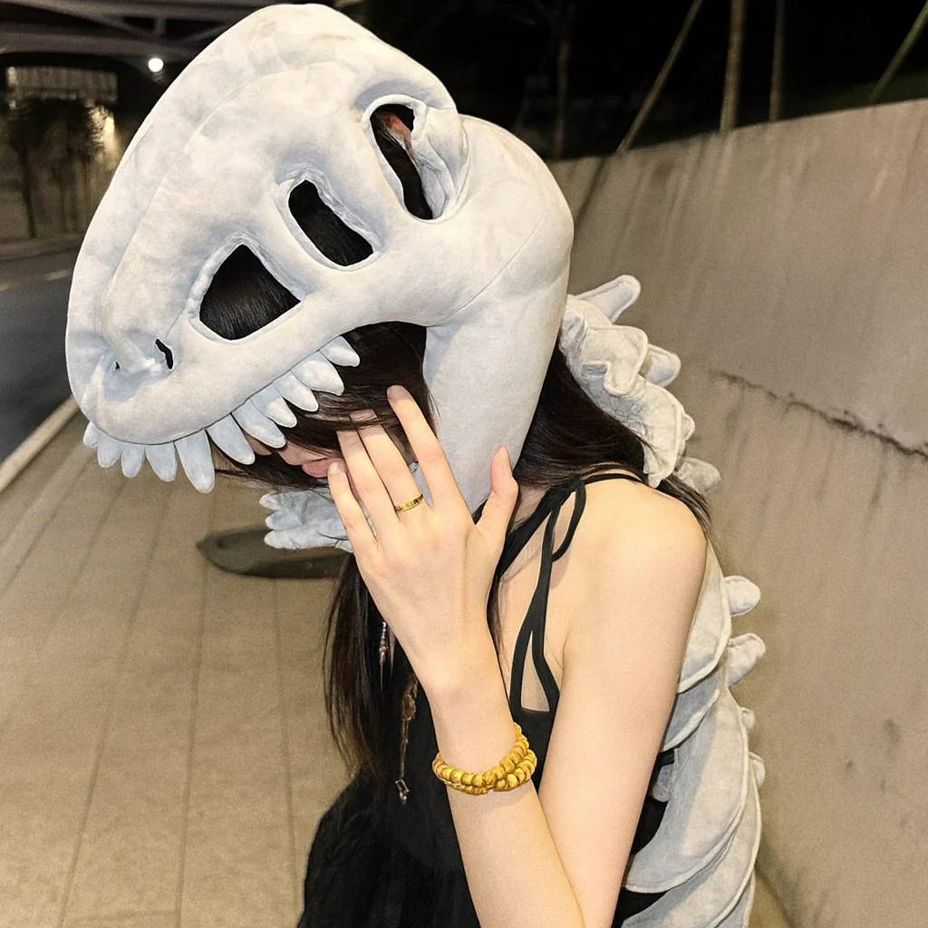 Lumiieren™ 3D Plush Dinosaur Skeleton Costume Set