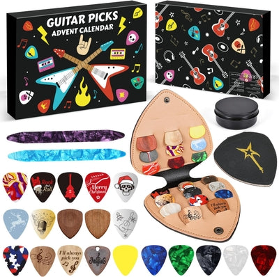 🎁Early Christmas Sale 50% OFF🎄 - 🎸Guitar Picks Advent Calendar 2025✨