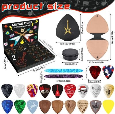 🎁Early Christmas Sale 50% OFF🎄 - 🎸Guitar Picks Advent Calendar 2025✨