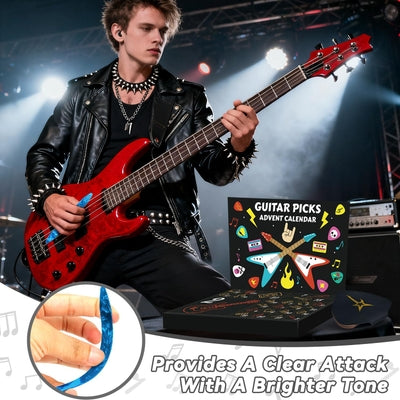🎁Early Christmas Sale 50% OFF🎄 - 🎸Guitar Picks Advent Calendar 2025✨