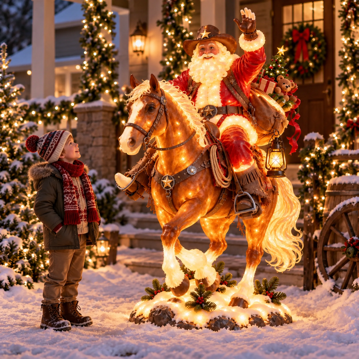 🤠 Cowboy Santa Rides Into Christmas 🎅✨