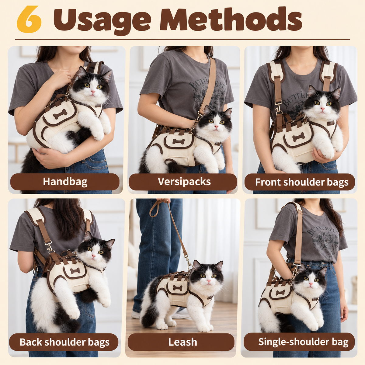 Lumiieren Multifunctional Backpack with Strap