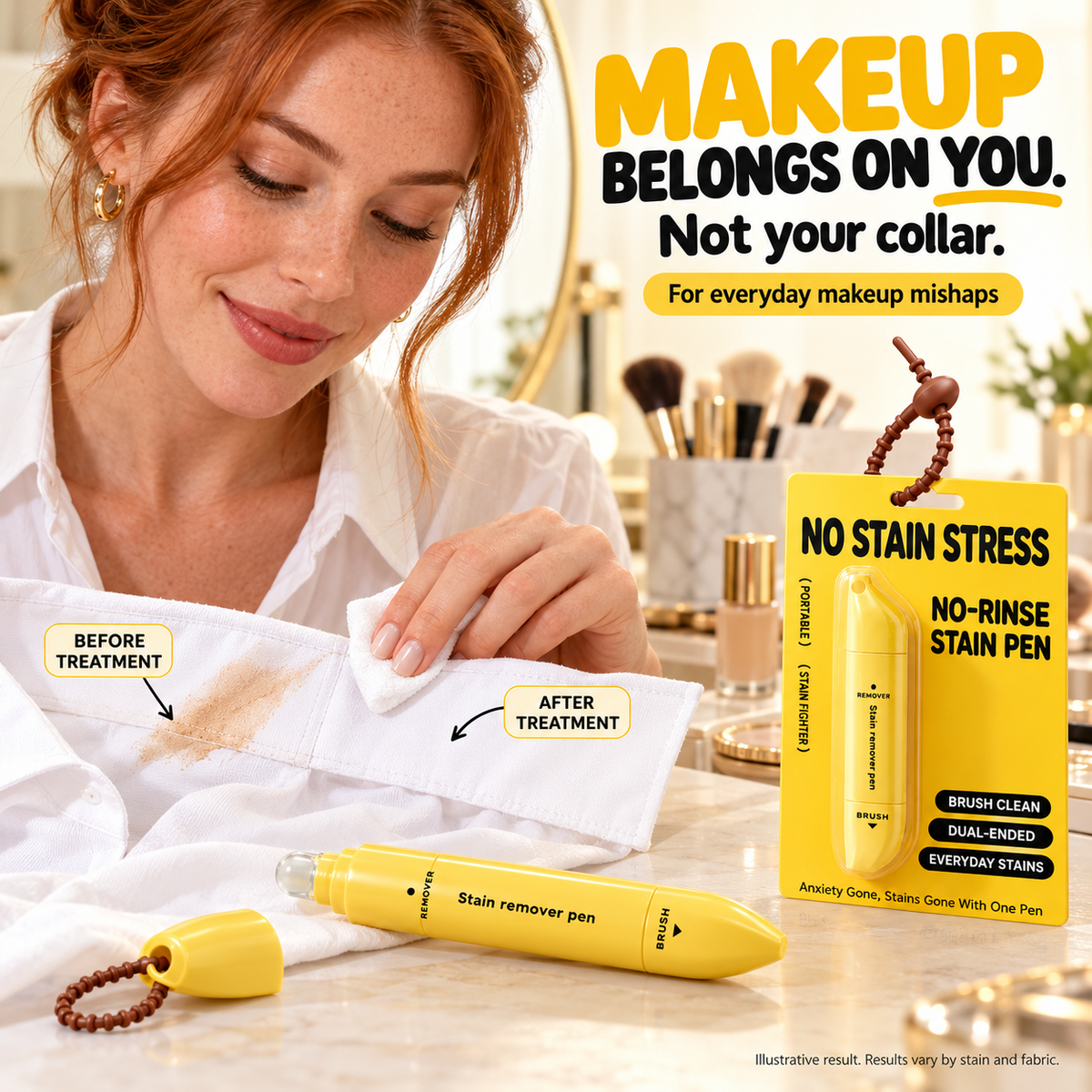 Buy 1 Get 1 Free Portable Dual-Head Stain Remover Pen