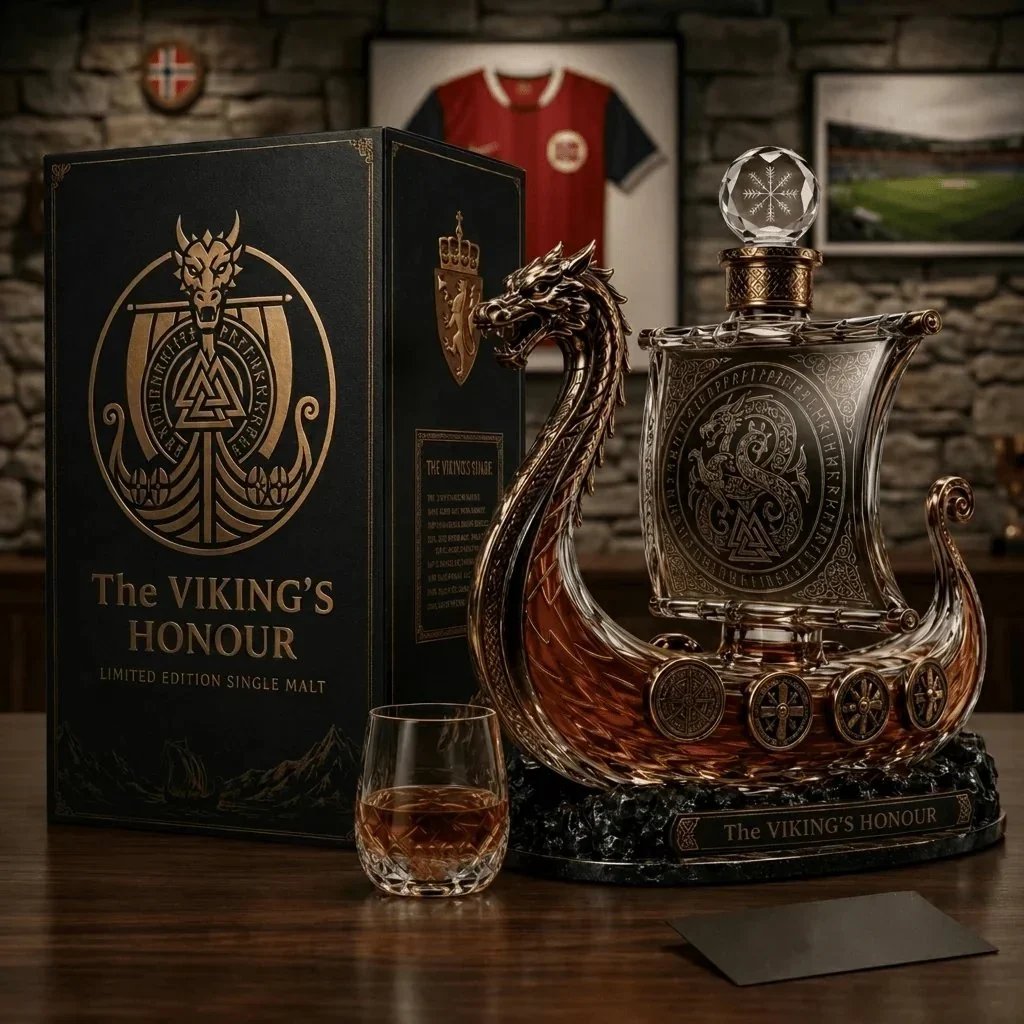 🛡️⚔️The Viking's Honour - Limited Edition Crystal Whiskey Decanter