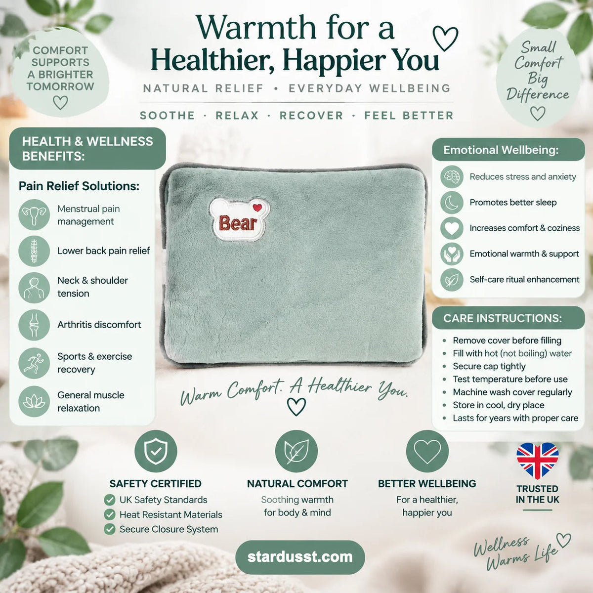 Rechargeable Hot Water Bottles & Portable Heat Packs