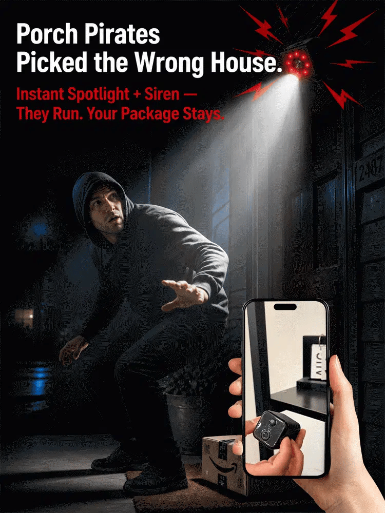 No Wi-Fi & No Wiring Needed — Lifetime Free Self-Networked Smart Camera!