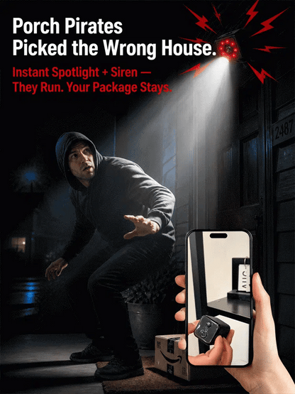 No Wi-Fi & No Wiring Needed — Lifetime Free Self-Networked Smart Camera!
