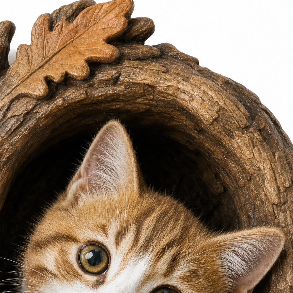 Wooden Fall Cat Door Topper Decor-Rustic Autumn Kitten Door Topper