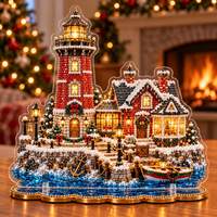 Victorian Winter Lighthouse