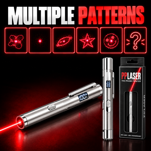 😂 Funny Pattern Laser Pointer – Point, Project & Make Everyone Laugh