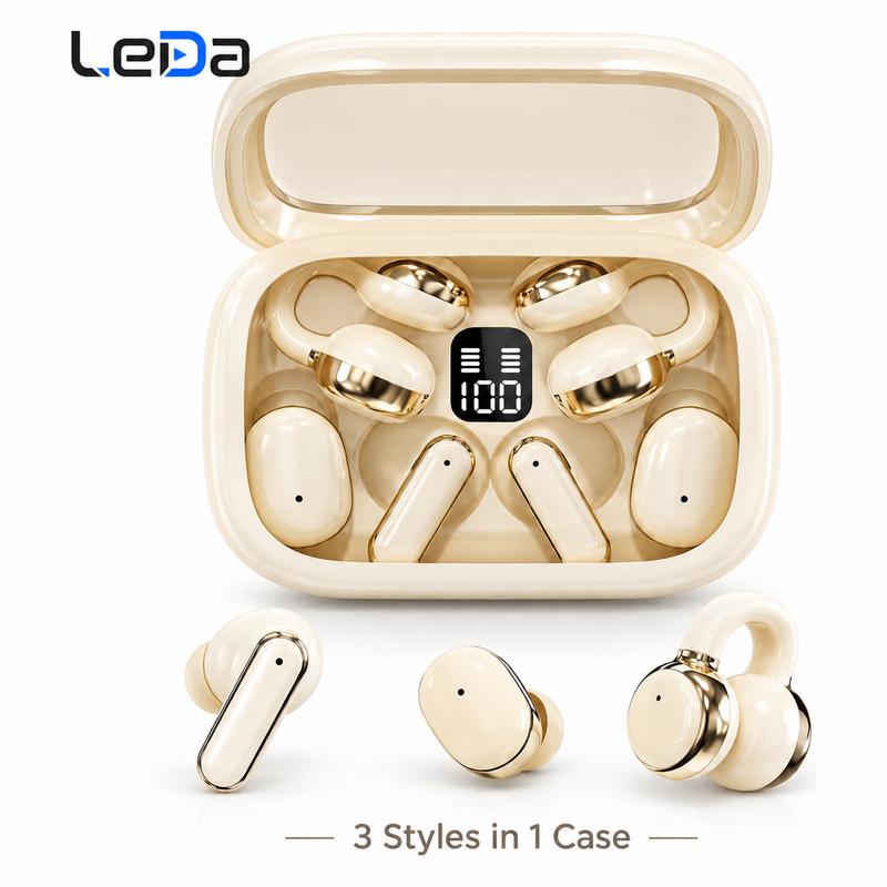 3-in-1 Bluetooth 6.0 Wireless Earbuds